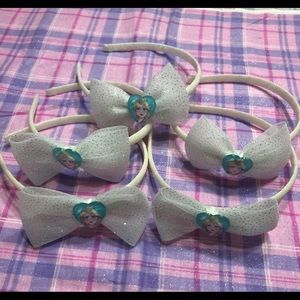 5 Elsa headbands handmade